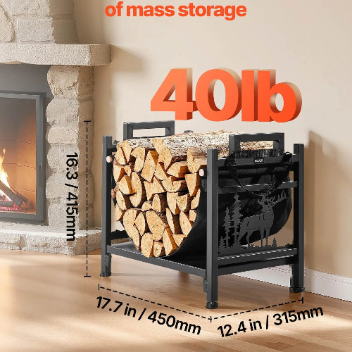 Support à bois de chauffage d'intérieur – Image 4