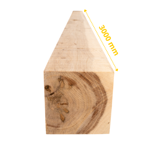 Pack de 10 x Poutres (Poteaux) en Chêne 3000 x 175 x 175mm – Image 3