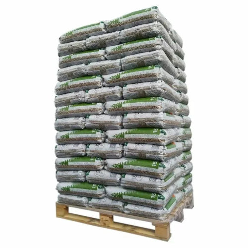 Pellets Pyrénées Palette de 65 Sacs de 15kg 100% Résineux – DIN Plus