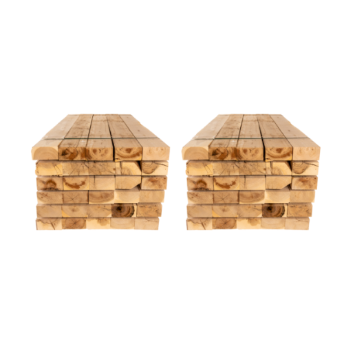 60 traverses en chêne 240 x 20 x 10 cm (Non traité)