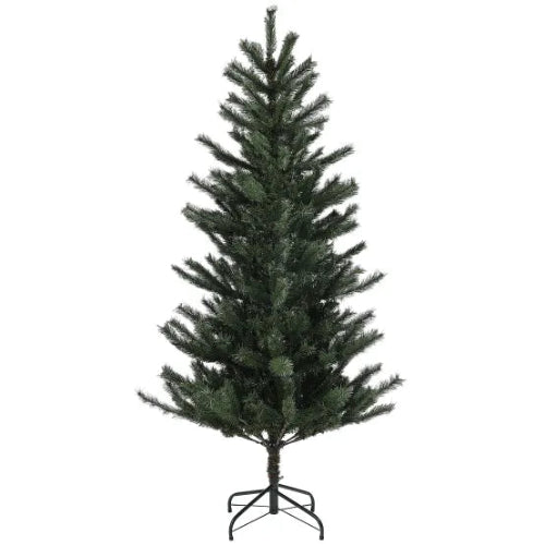 Sapin de Noël artificiel 180 cm pliable ignifuge avec support acier vert – Image 2