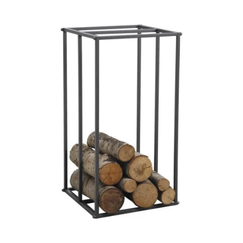 Rack à bûches vertical métal gris - AUBRY GASPARD – Image 2