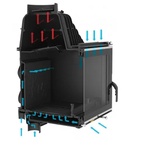 Insert à bois encastrable W15 ECO – 9,4 kW – Image 3